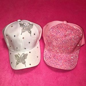 2 stunning Crystal hats ✨